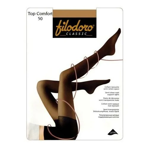 Колготки  Filodoro Top Comfort, размер 1-2, коричневый