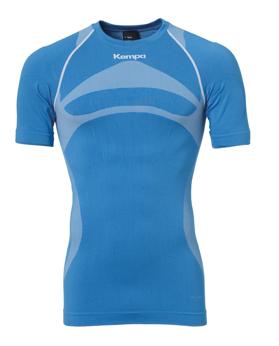 Спортивная футболка Kempa Shortsleeve ATTITUDE PRO, цвет kempablau/weiß