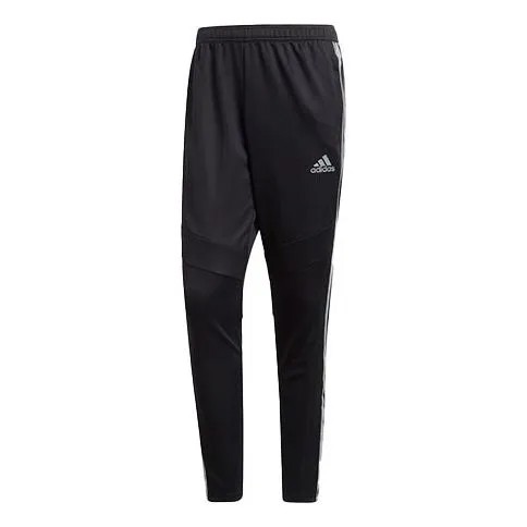 Спортивные штаны adidas Tiro19 Pnt Stripe Printing Sports Long Pants Black Gray, серый