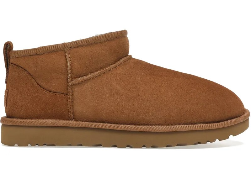 Угги женские Ugg Classic Ultra Mini, каштановый (Размер 38 RU)