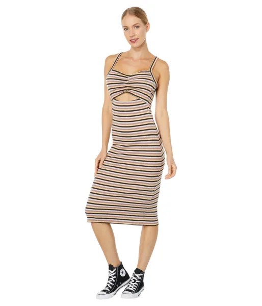 Платье Volcom, Stone Checked Dress