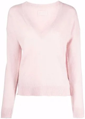 Zadig&Voltaire джемпер Vivi с контрастными нашивками