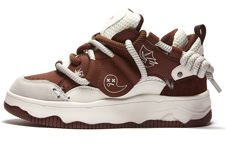 Кроссовки WAVECREST Skateboarding Shoes Unisex Low-top, хаки