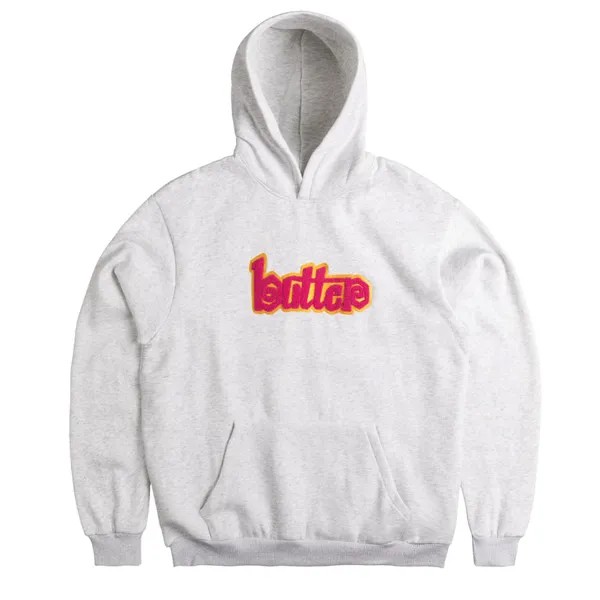 Толстовка Swirl Pullover Hoodie Butter Goods, цвет ash