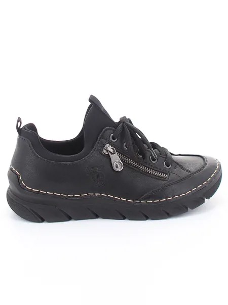 Туфли Rieker женские демисезонные, размер 37, цвет черный, артикул 55073-00