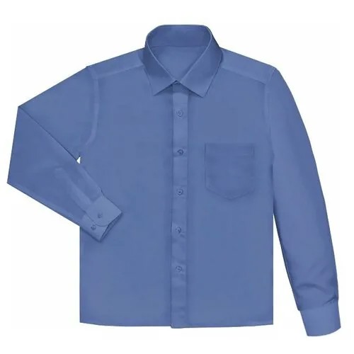 Голубая сорочка (рубашка) для мальчика 29902-ПМ21 30/122