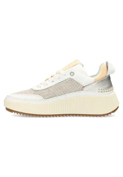 Низкие кеды Shabbies Amsterdam, цвет white silver