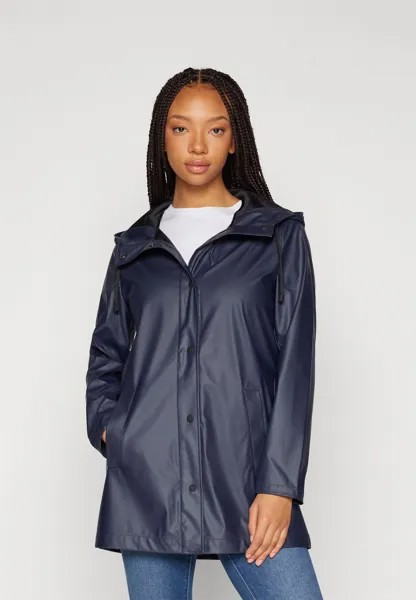 Плащ ONLNEWELLEN RAINCOAT ONLY, темно-синий