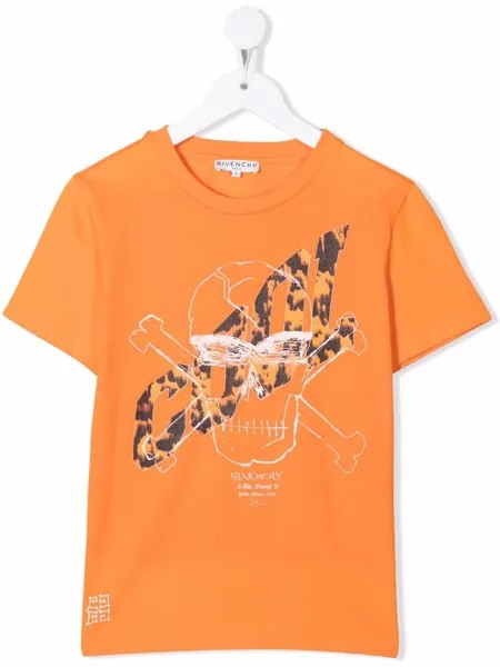 Givenchy Kids футболка с принтом