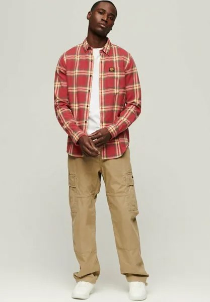 Рубашка LONG SLEEVE LUMBERJACK Superdry, цвет drayton check red