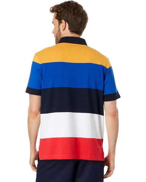 Рубашка Nautica Striped Rugby Shirt, темно-синий