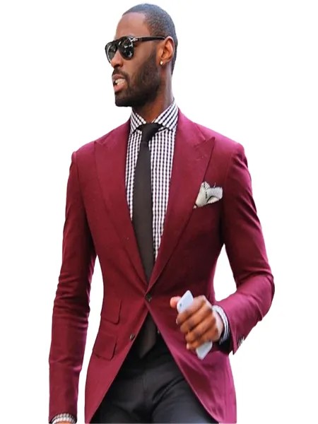 Новый мужской костюм Smolking Noivo Terno Slim Fit Easculino, вечерние костюмы для мужчин смокинг для шафера, жениха, мужские смокинги для жениха, красный кос...