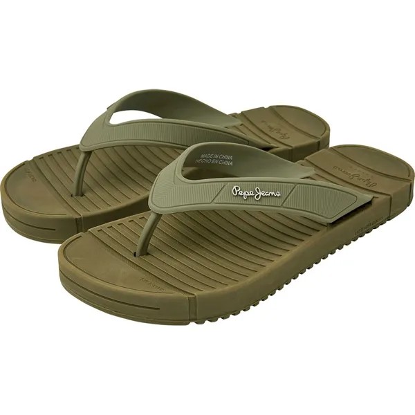 Шлепанцы Pepe Jeans Shore, зеленый