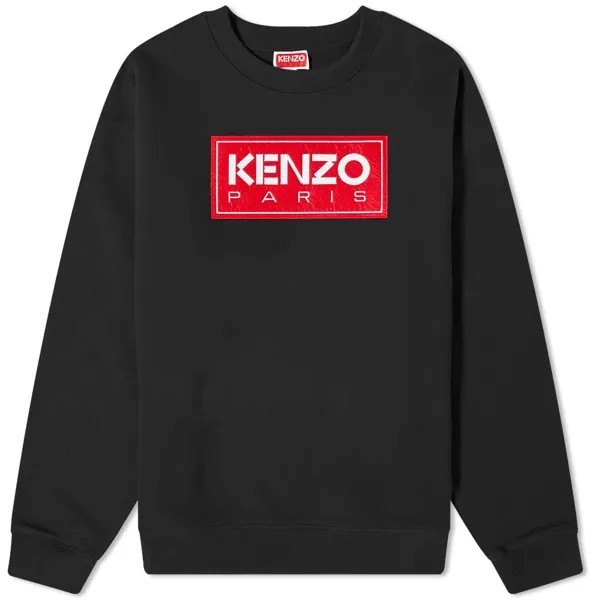 Толстовка KENZO Paris Logo Regular Crew Sweat