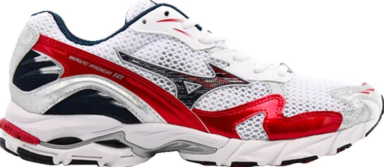 Кроссовки Wave Rider 10 OG White Red, красный