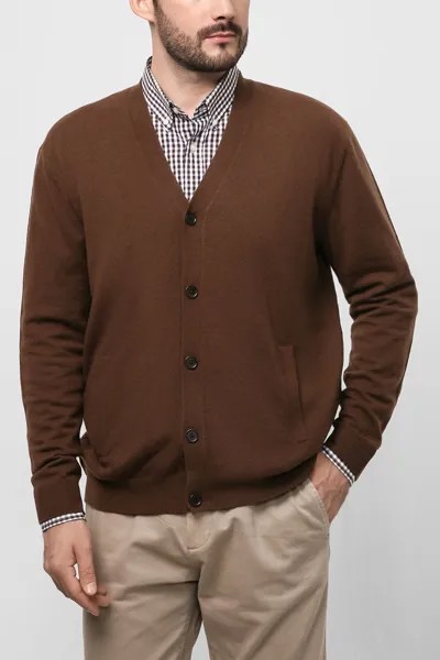 Кардиган мужской Esprit 101EO2I315 коричневый XL