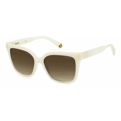 Солнцезащитные очки Polaroid PLD-205689VK654LA, бежевый, коричневый