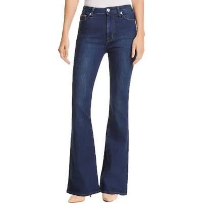Женские расклешенные джинсы Hudson Holly Blue Denim с высокой посадкой 24 BHFO 4524