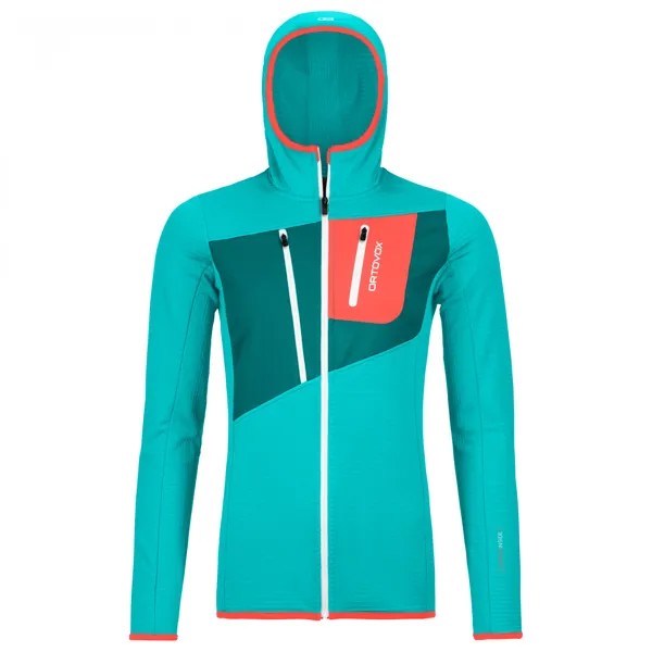 Флисовая жилетка Ortovox Women's Fleece Grid Hoody, цвет Ice Waterfall