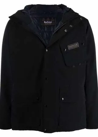 Barbour парка с капюшоном и логотипом