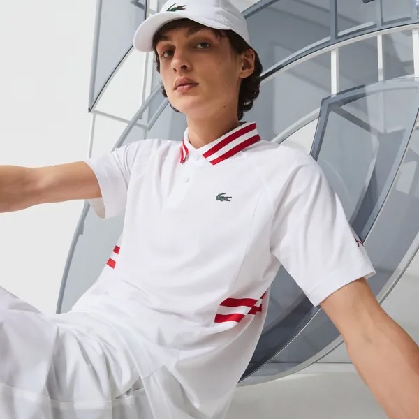 Мужское поло Lacoste SPORT x Novak Djokoviс