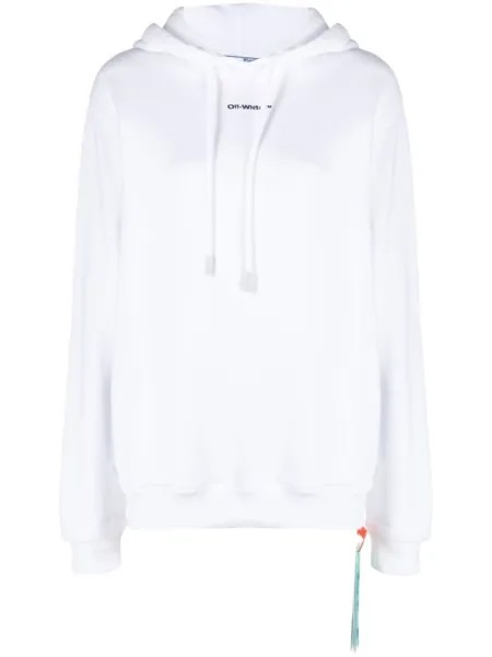 Худи с логотипом Arrows Off-White, белый