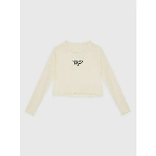 Лонгслив TOMMY HILFIGER, размер 5Y [METY], бежевый