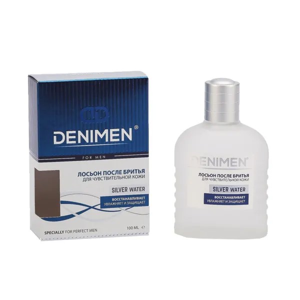 Лосьон после бритья denimen silver water,100 мл