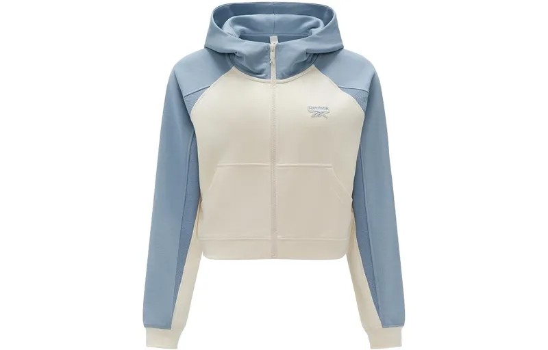 Reebok Женская куртка, цвет Off-white/blue