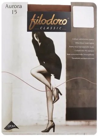 Колготки Filodoro Classic Aurora 15 den, размер 5-XL, abbronzante (коричневый)