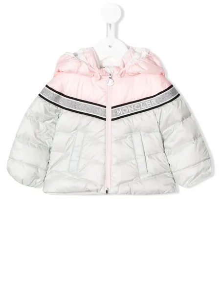 Moncler Enfant пуховик с логотипом