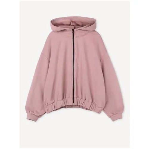 Розовая толстовка oversize для девочки Gloria Jeans, размер 10-12л/146-152