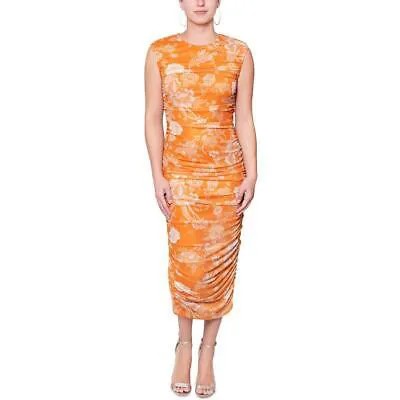 Rachel Rachel Roy Женское оранжевое платье-футляр с рюшами и цветочным принтом Julien XL BHFO 5547