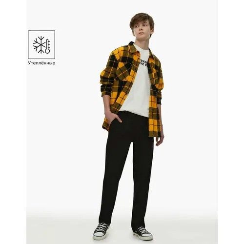 Джинсы  Gloria Jeans, размер 8-9л/134 (33), черный