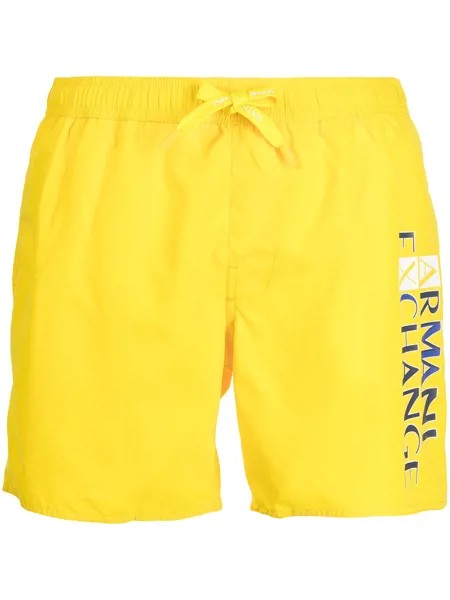 Armani Exchange плавки-шорты с логотипом