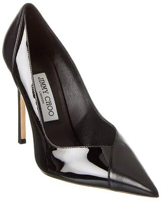 Женские туфли-лодочки Jimmy Choo Cass 110 из лакированной и кожаной кожи
