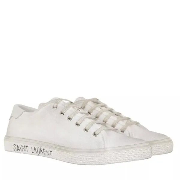 Кроссовки malibu canvas sneakers Saint Laurent, белый