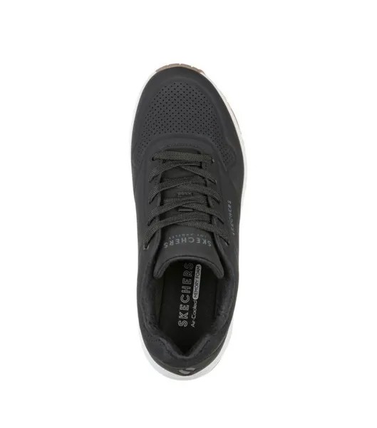 Черные кроссовки Skechers на танкетке Uno Stand On Air Skechers, черный