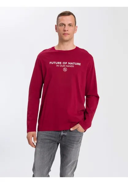 Рубашка с длинным рукавом (LANGARM) 15883 Cross Jeans, цвет bordeaux