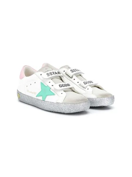 Golden Goose Kids кеды Superstar с логотипом