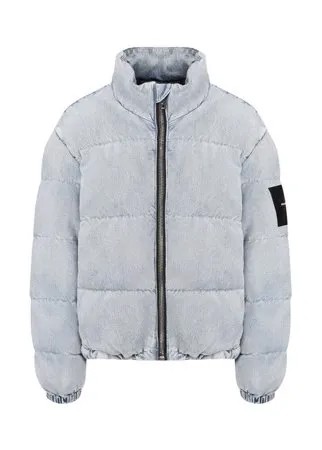Хлопковый пуховик Denim X Alexander Wang