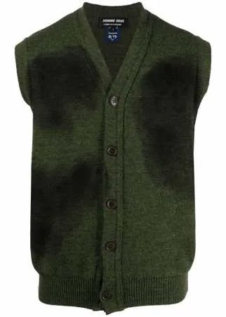 Comme Des Garçons Homme Deux кардиган без рукавов