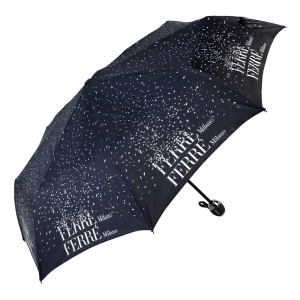 Зонт складной женский автоматический FERRE MILANO 6034-OC, черный