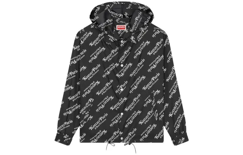 KENZO Мужской Тренч, цвет Black