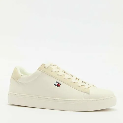 Кеды TOMMY HILFIGER, размер 41, светло-бежевый