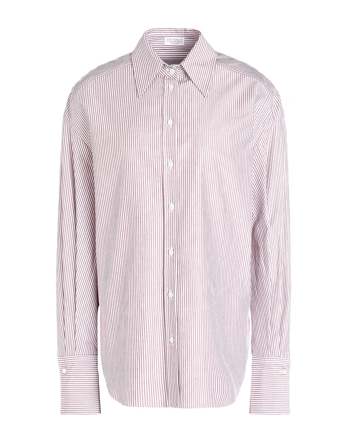 Рубашка Brunello Cucinelli, лиловый