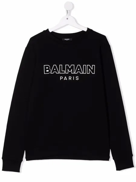 Balmain Kids толстовка с логотипом