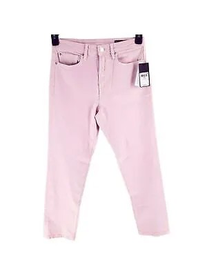 GUESS Женские розовые прямые джинсы для юниоров с талией 27