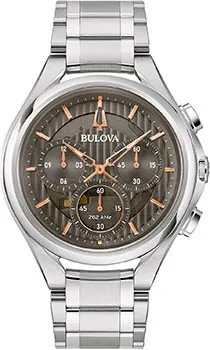 Японские наручные  мужские часы Bulova 96A298. Коллекция CURV
