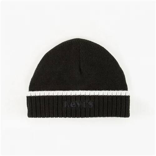 Шапка Levi's Lined Cropped Beanie with Modern Vintage Logo D5525
